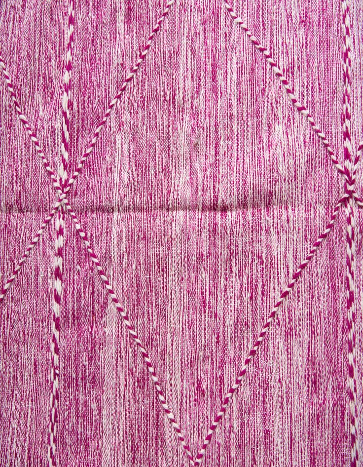 Detail image of  6' 5 x 9' 6  Hand Knotted Moroccan Wool Rug