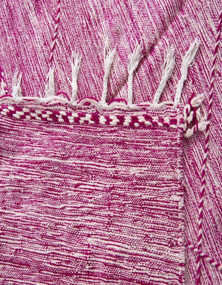 Detail image of  6' 5 x 9' 6  Hand Knotted Moroccan Wool Rug