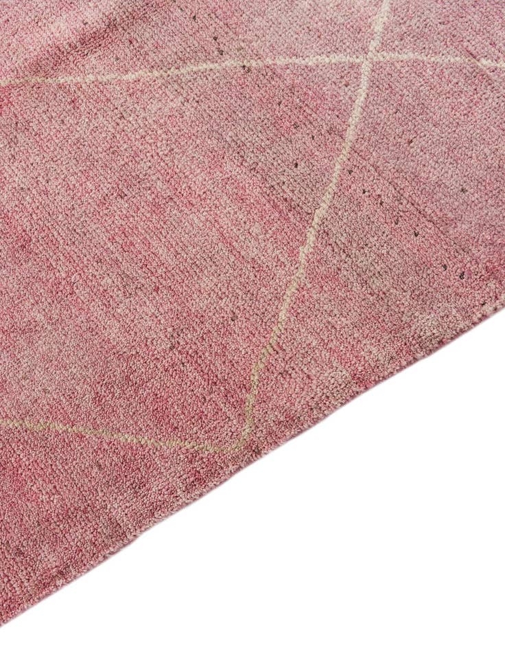 Detail image of  4' 9 x 6' 7  Hand Knotted Moroccan Wool Rug