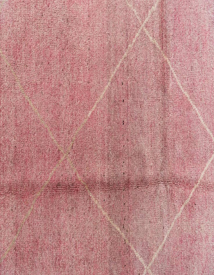 Detail image of  4' 9 x 6' 7  Hand Knotted Moroccan Wool Rug