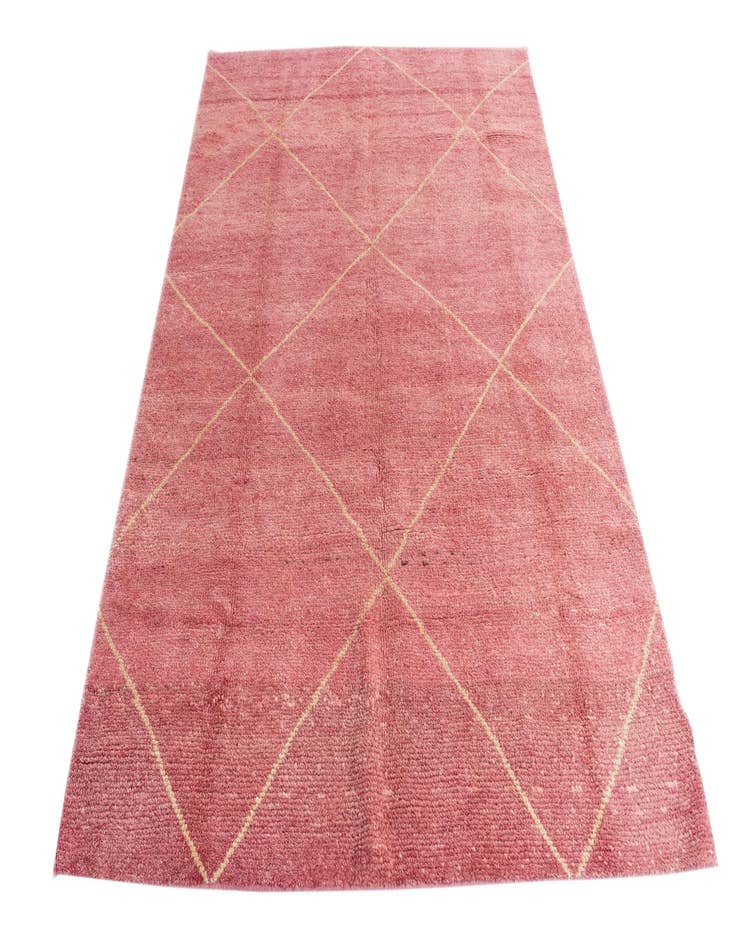 Detail image of  4' 9 x 6' 8  Hand Knotted Moroccan Wool Rug