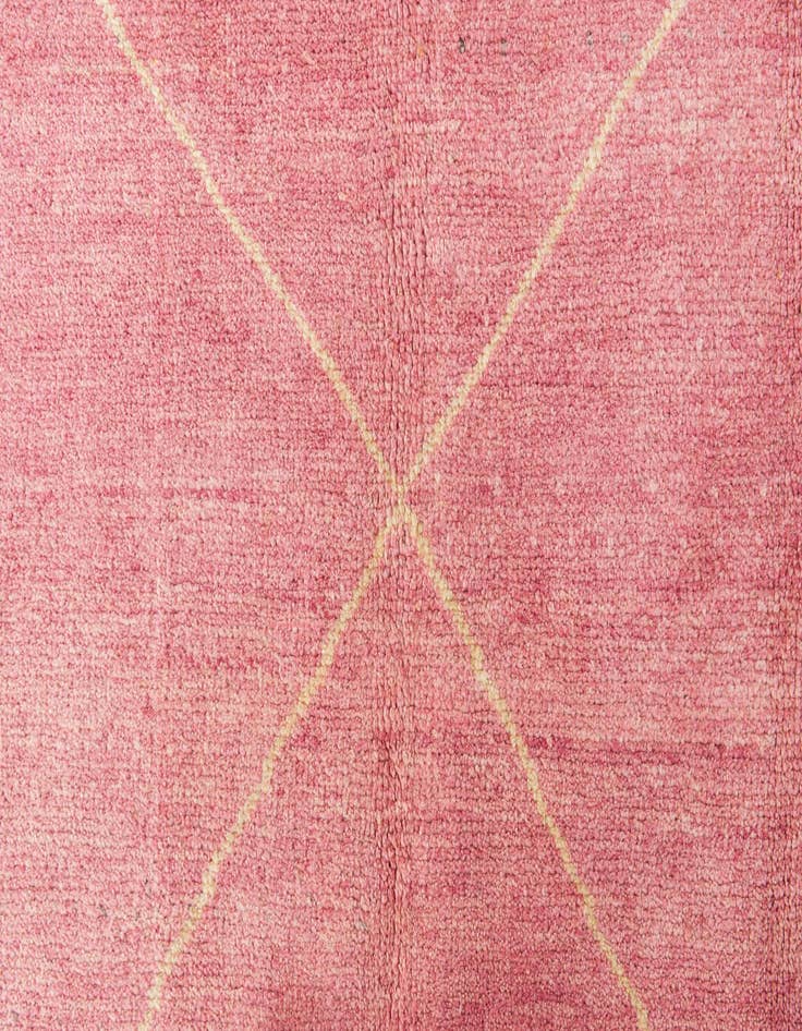 Detail image of  4' 9 x 6' 8  Hand Knotted Moroccan Wool Rug