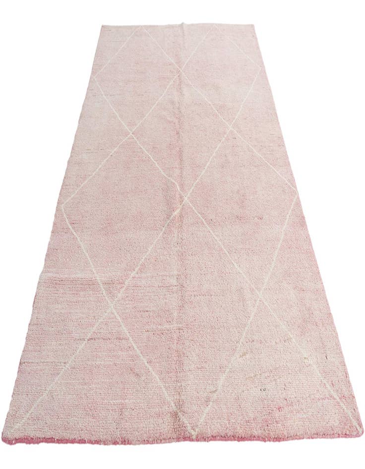 Detail image of  5' 6 x 8'  Hand Knotted Moroccan Wool Rug