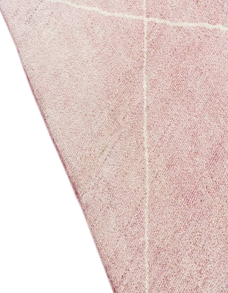 Detail image of  5' 6 x 8'  Hand Knotted Moroccan Wool Rug