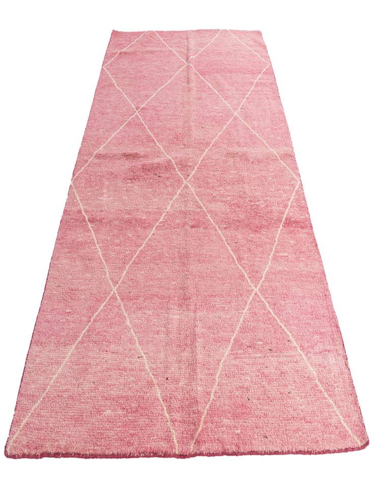 Detail image of  5' 6 x 8'  Hand Knotted Moroccan Wool Rug