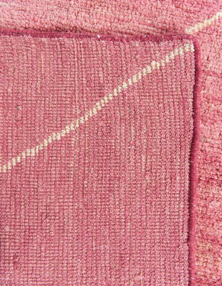 Detail image of  5' 6 x 8'  Hand Knotted Moroccan Wool Rug