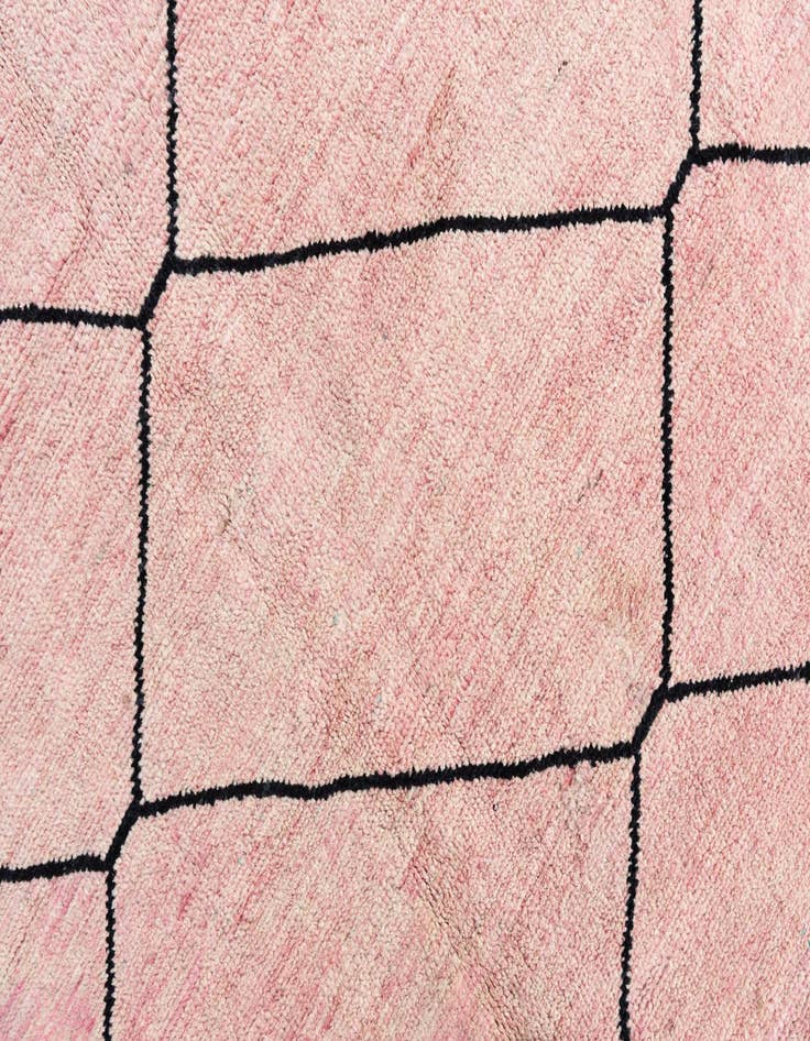 Detail image of  5' 5 x 8'  Hand Knotted Moroccan Wool Rug