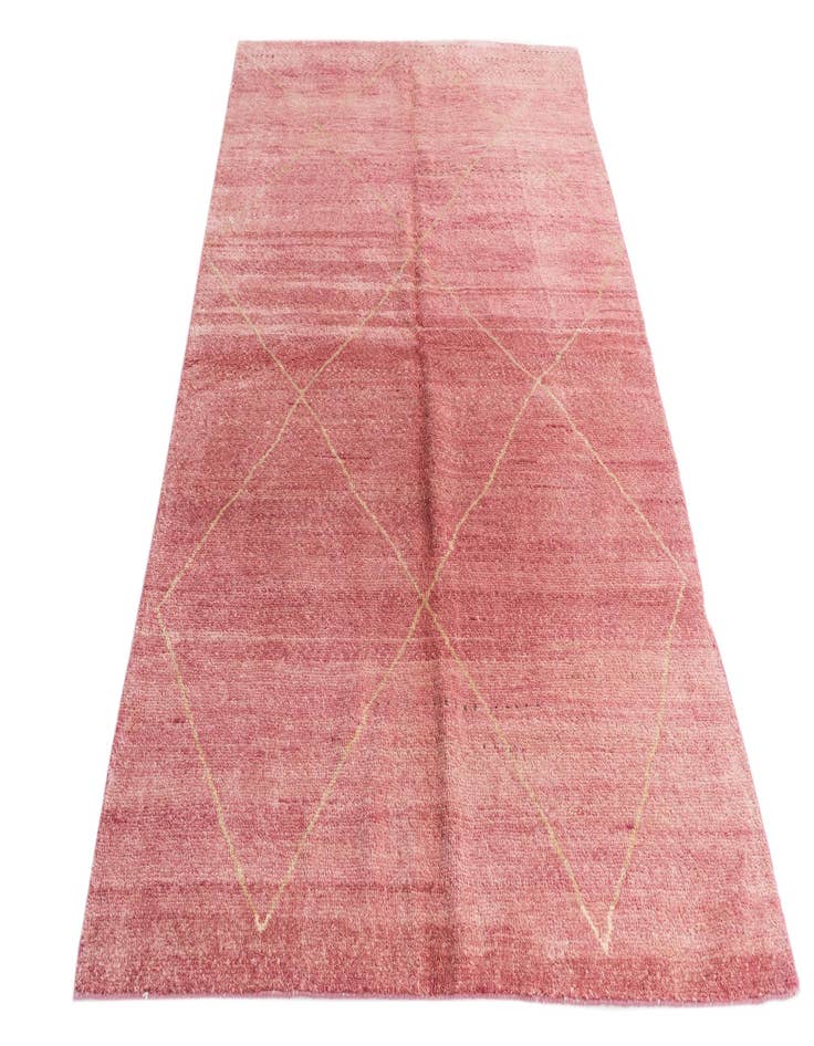 Detail image of  5' 6 x 8' 2  Hand Knotted Moroccan Wool Rug