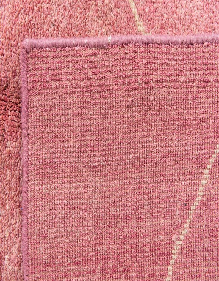 Detail image of  5' 6 x 8' 2  Hand Knotted Moroccan Wool Rug