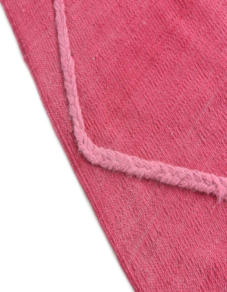 Detail image of  4' 2 x 6'  Hand Knotted Moroccan Wool Rug