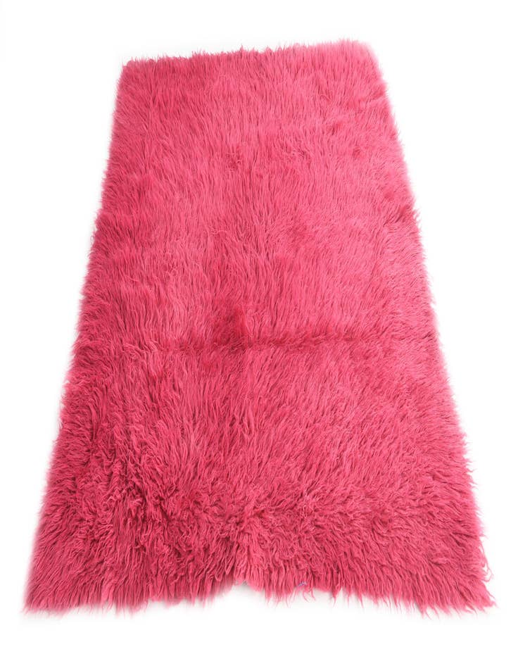 Detail image of  4' 6 x 5' 6  Hand Knotted Moroccan Wool Rug