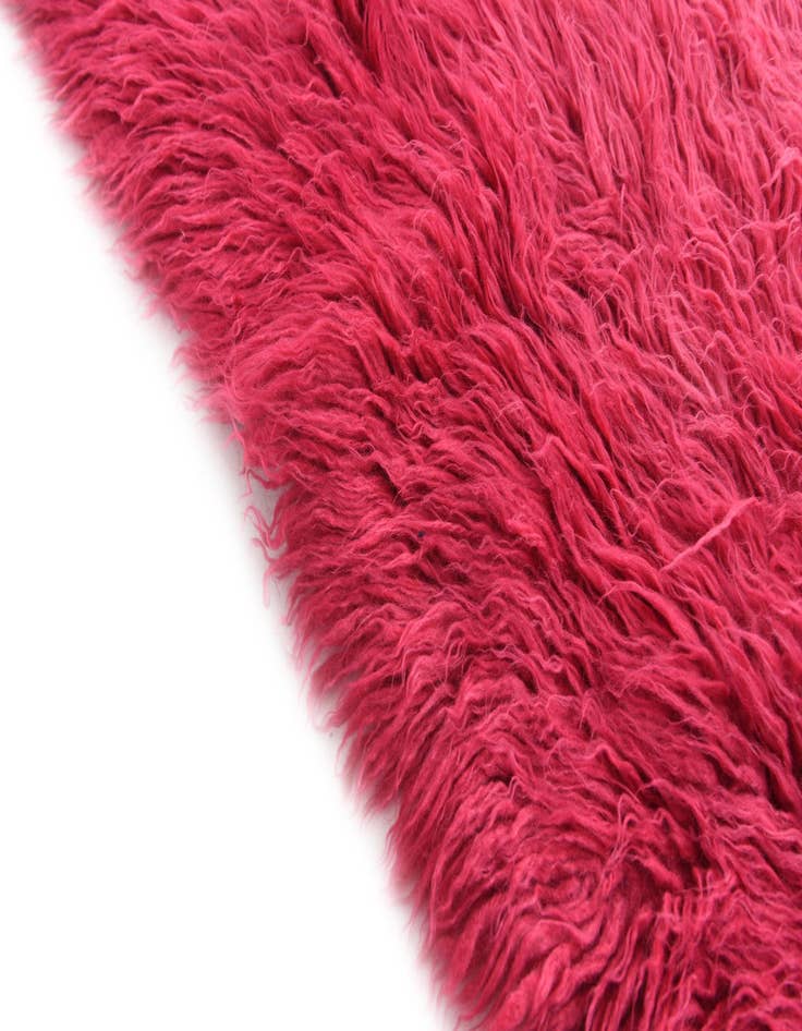 Detail image of  4' 6 x 5' 6  Hand Knotted Moroccan Wool Rug