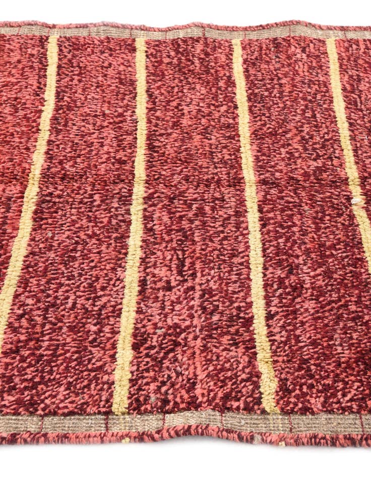 Detail image of  4' 2 x 6' 3  Hand Knotted Moroccan Wool Rug