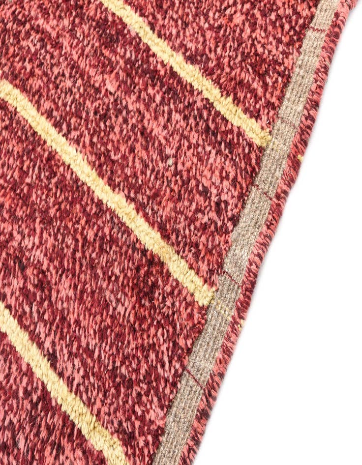 Detail image of  4' 2 x 6' 3  Hand Knotted Moroccan Wool Rug