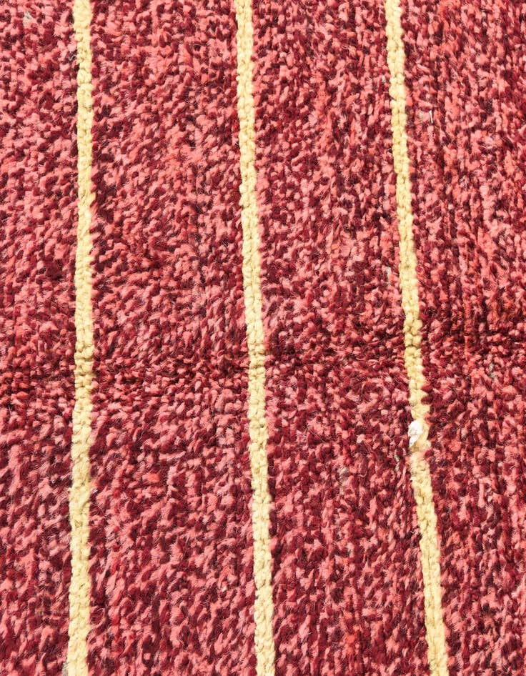 Detail image of  4' 2 x 6' 3  Hand Knotted Moroccan Wool Rug