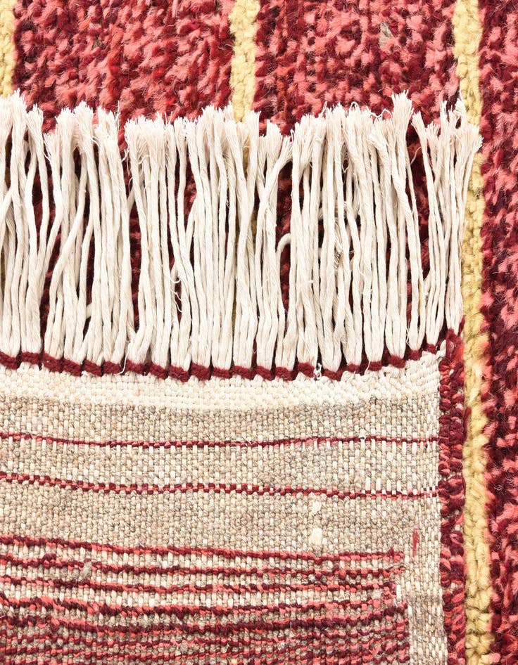 Detail image of  4' 2 x 6' 3  Hand Knotted Moroccan Wool Rug