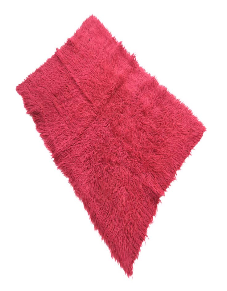 Detail image of  2' 9 x 4' 1  Hand Knotted Moroccan Wool Rug