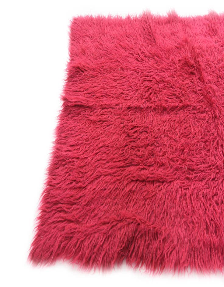 Detail image of  2' 9 x 4' 1  Hand Knotted Moroccan Wool Rug