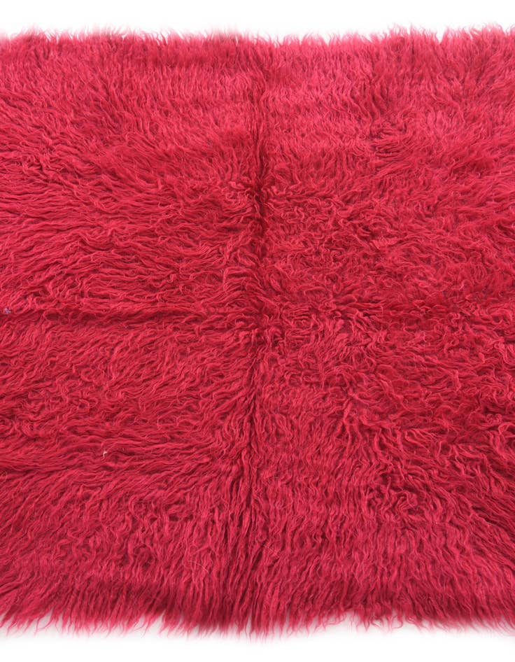 Detail image of  2' 9 x 4' 1  Hand Knotted Moroccan Wool Rug