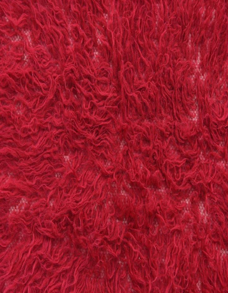 Detail image of  1' 10 x 3' 9  Hand Knotted Moroccan Wool Rug