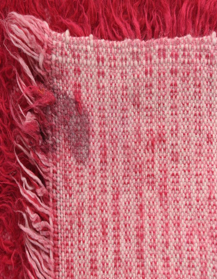 Detail image of  1' 10 x 3' 9  Hand Knotted Moroccan Wool Rug