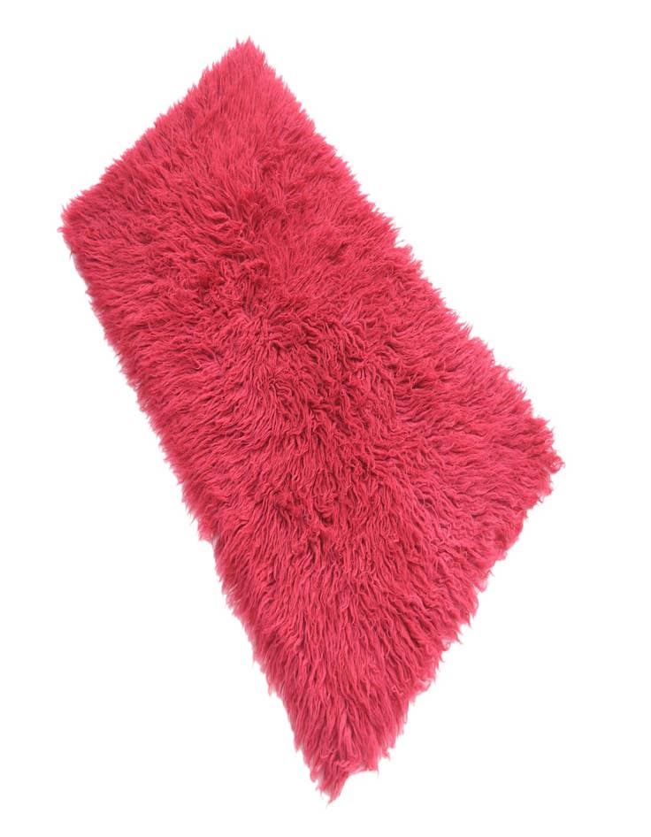 Detail image of  2' 1 x 3' 10  Hand Knotted Moroccan Wool Rug