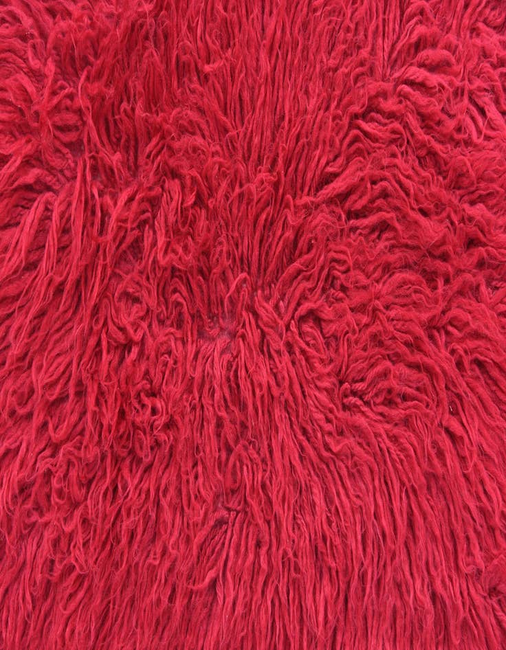 Detail image of  2' 1 x 3' 10  Hand Knotted Moroccan Wool Rug