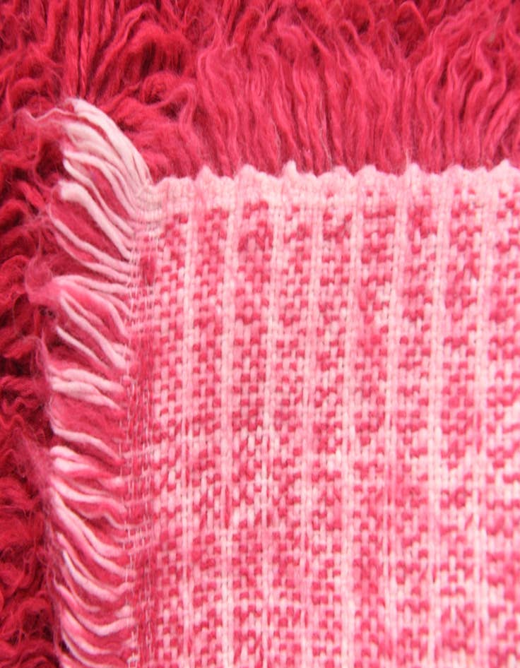 Detail image of  2' 1 x 3' 10  Hand Knotted Moroccan Wool Rug