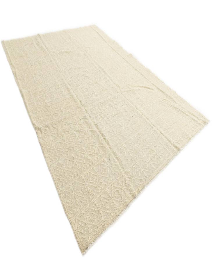 Detail image of  5' 4 x 8' 2  Hand Knotted Moroccan Wool Rug