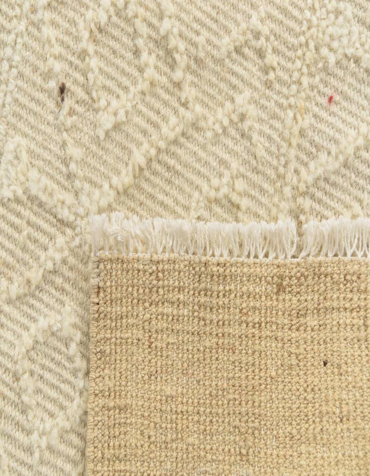 Detail image of  5' 4 x 8' 2  Hand Knotted Moroccan Wool Rug