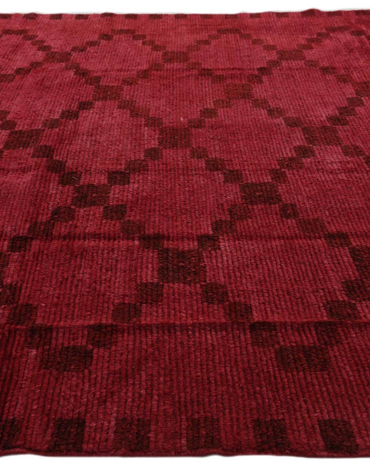 Detail image of  8' x 9'  Hand Knotted Moroccan Wool Rug