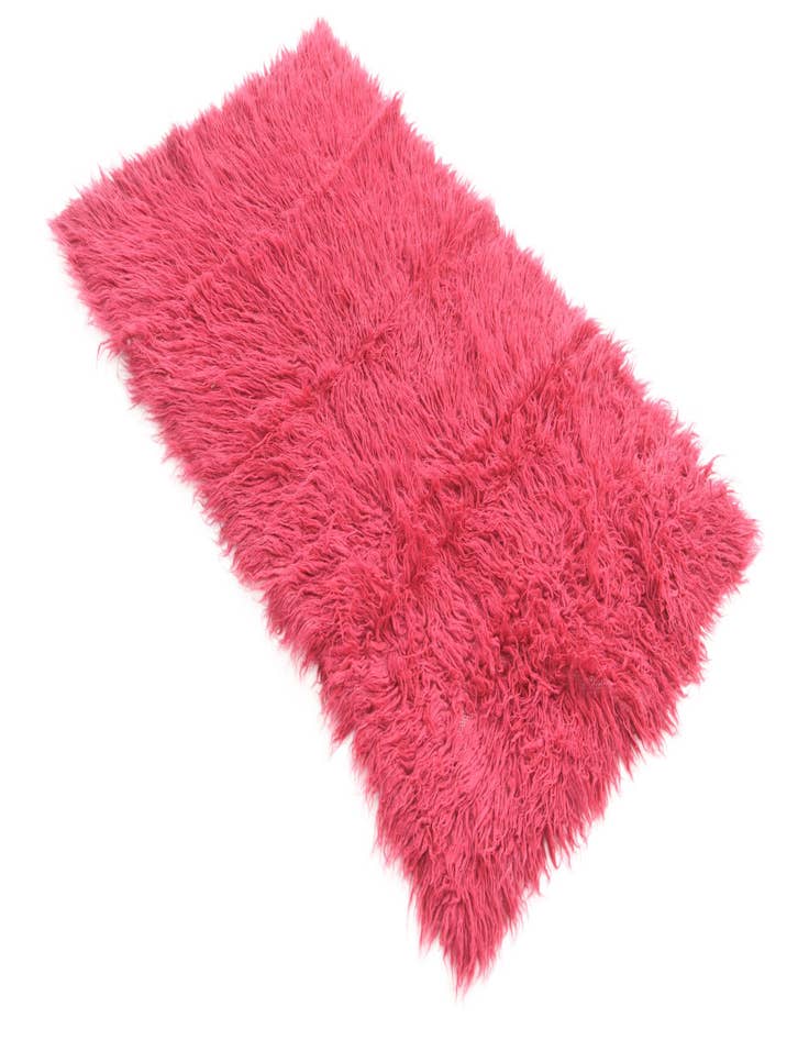 Detail image of  2' 9 x 5'  Hand Knotted Moroccan Wool Rug