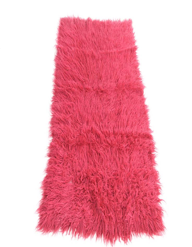 Detail image of  2' 9 x 5'  Hand Knotted Moroccan Wool Rug