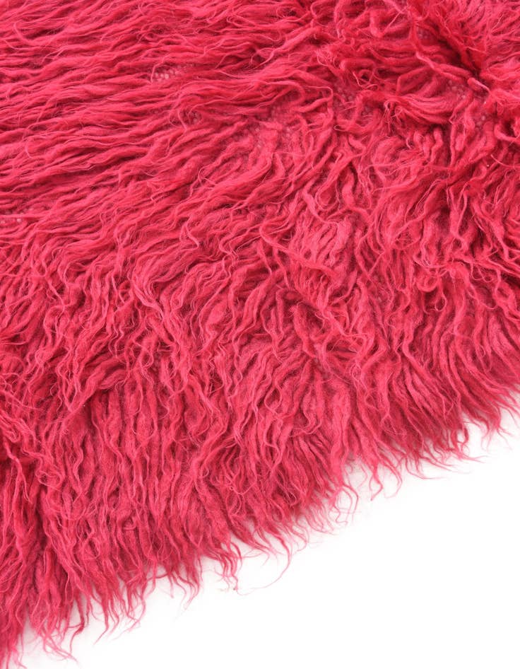 Detail image of  2' 9 x 5'  Hand Knotted Moroccan Wool Rug