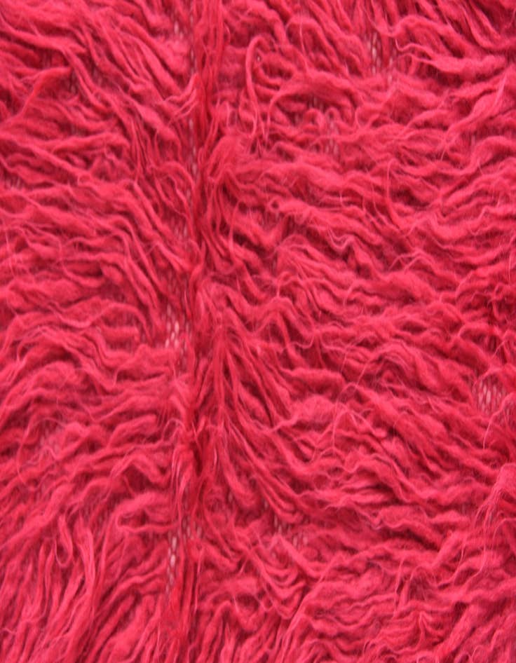 Detail image of  2' 9 x 5'  Hand Knotted Moroccan Wool Rug