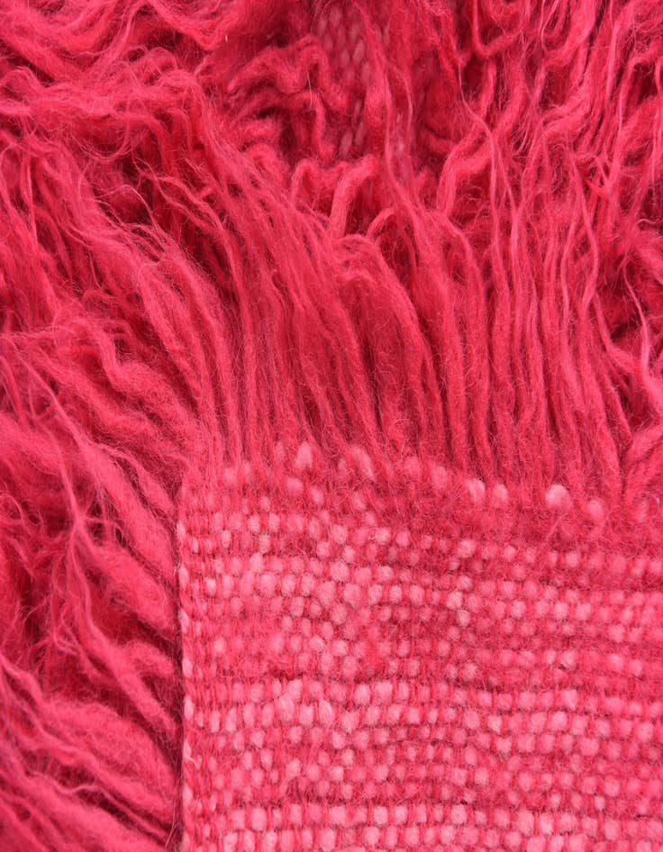 Detail image of  2' 9 x 5'  Hand Knotted Moroccan Wool Rug