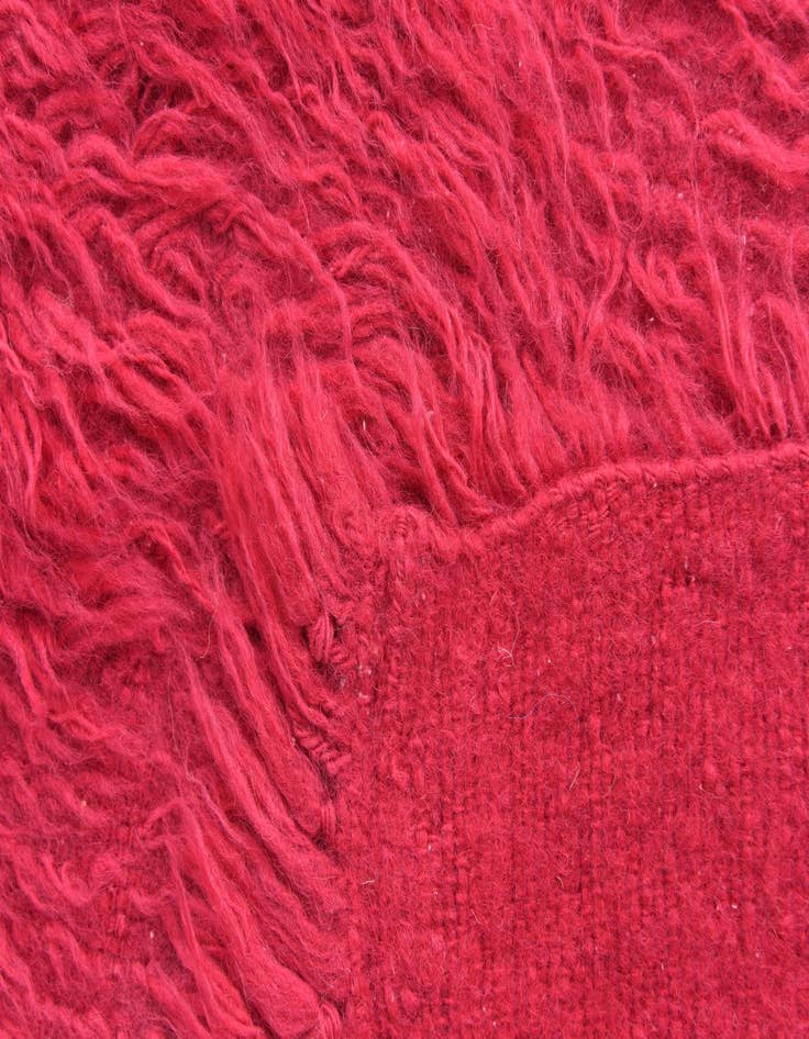 Detail image of  3' 10 x 6' 6  Hand Knotted Moroccan Wool Rug