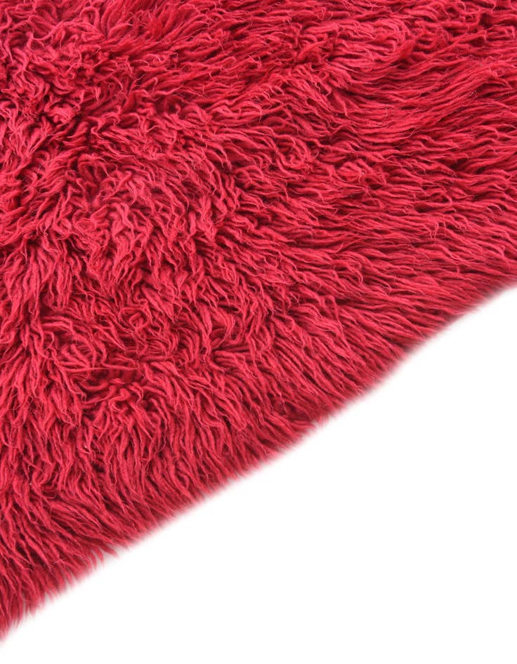 Detail image of  3' 10 x 4' 5  Hand Knotted Moroccan Wool Rug