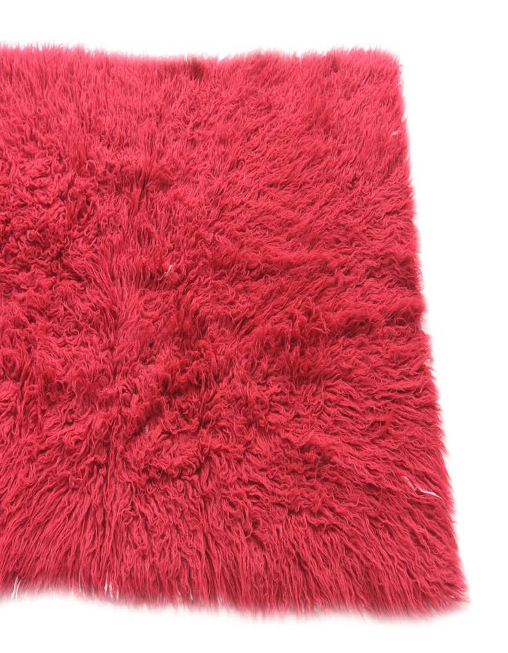 Detail image of  3' 4 x 5' 4  Hand Knotted Moroccan Wool Rug
