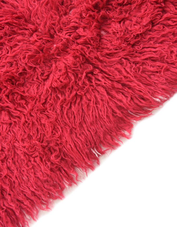 Detail image of  3' 4 x 5' 4  Hand Knotted Moroccan Wool Rug