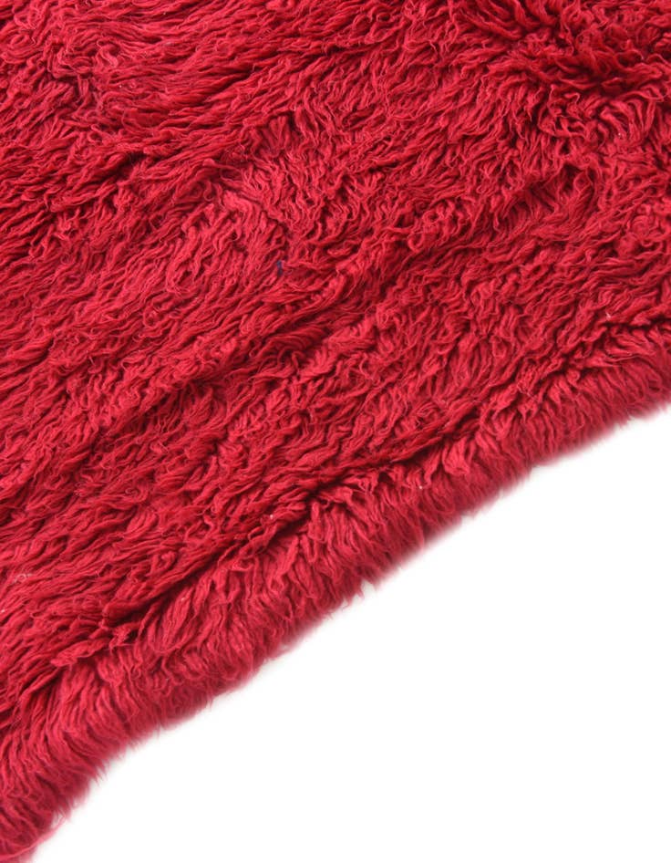 Detail image of  4' 8 x 6' 2  Hand Knotted Moroccan Wool Rug