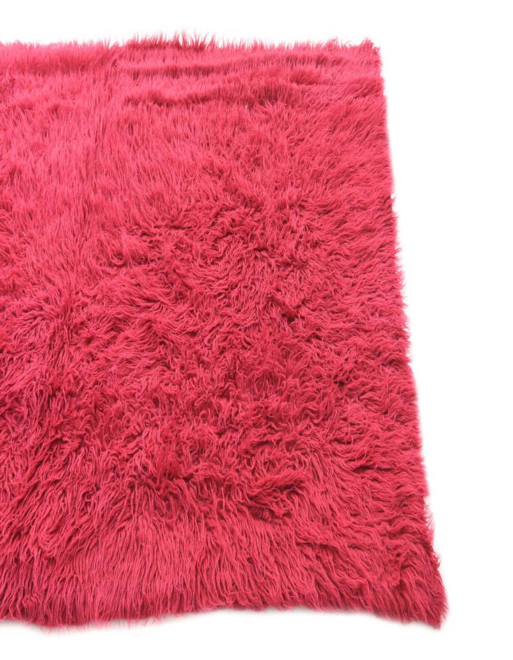 Detail image of  4' 4 x 6' 7  Hand Knotted Moroccan Wool Rug