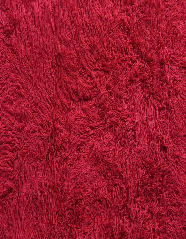 Detail image of  4' 4 x 6' 7  Hand Knotted Moroccan Wool Rug