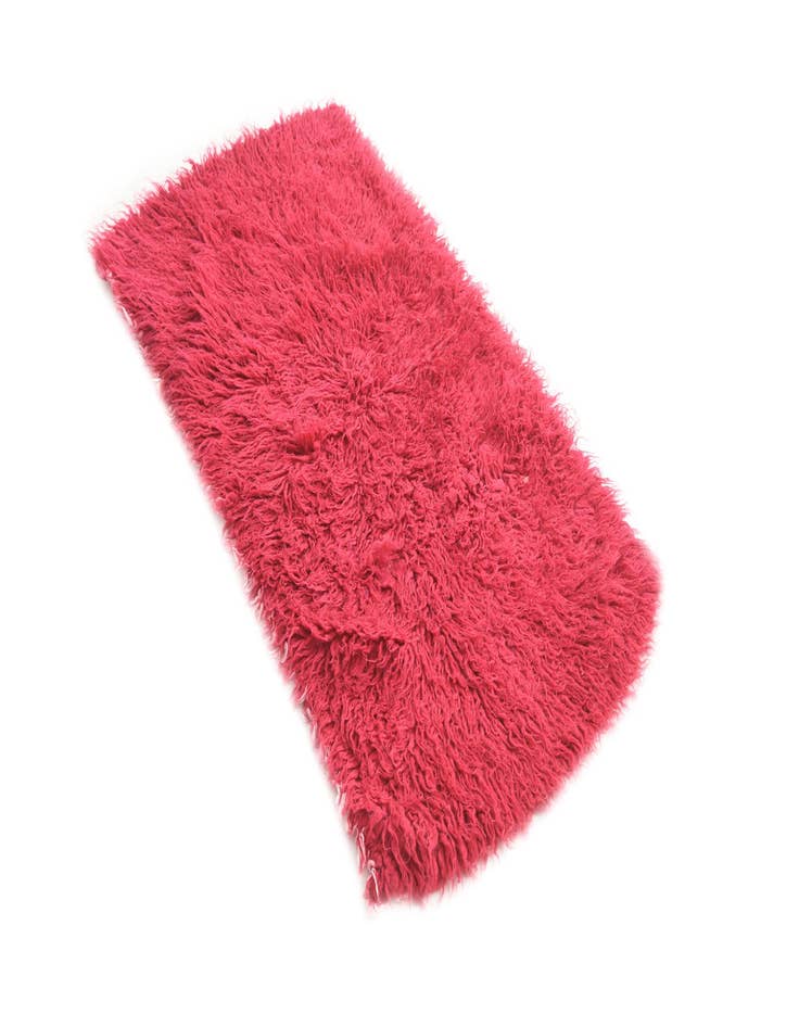 Detail image of  2' 4 x 4' 6  Hand Knotted Moroccan Wool Rug