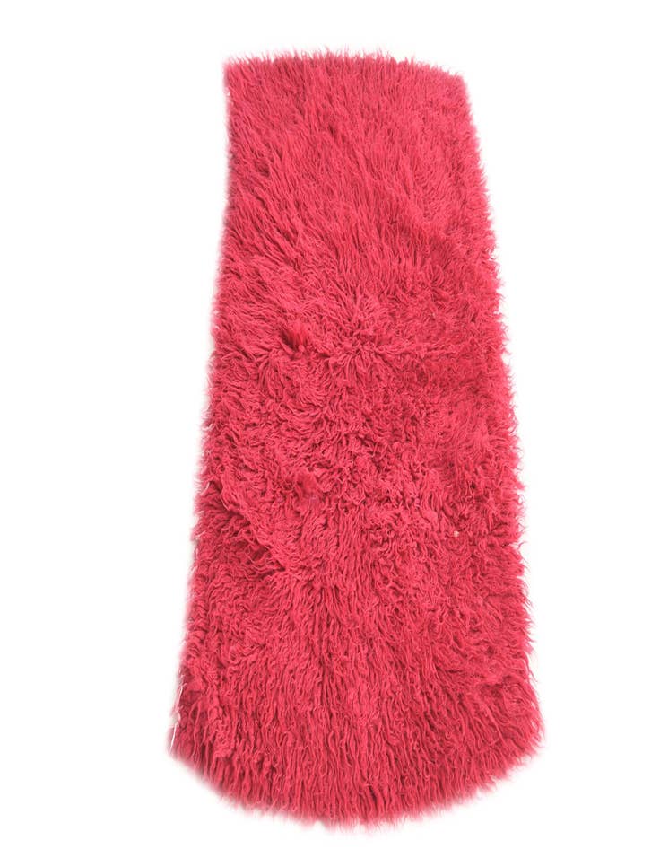 Detail image of  2' 4 x 4' 6  Hand Knotted Moroccan Wool Rug