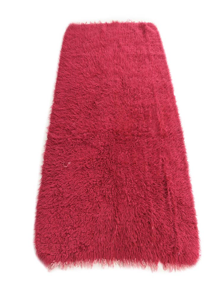 Detail image of  4' 5 x 6' 7  Hand Knotted Moroccan Wool Rug