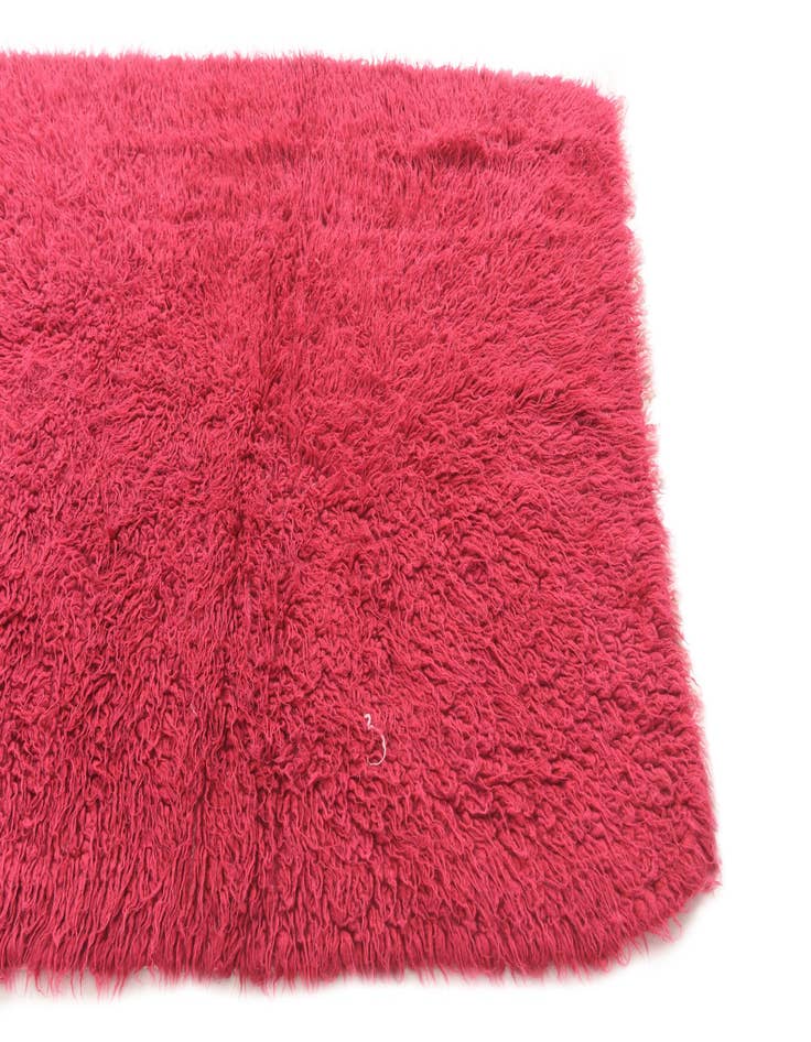 Detail image of  4' 5 x 6' 7  Hand Knotted Moroccan Wool Rug