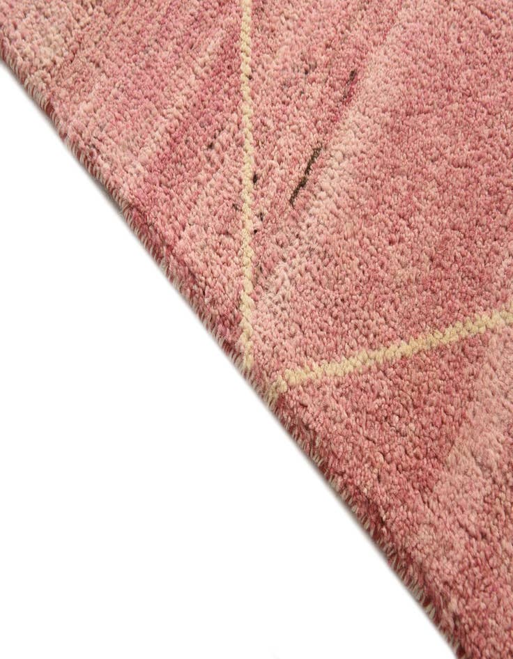 Detail image of  5' 7 x 7' 11  Hand Knotted Moroccan Wool Rug