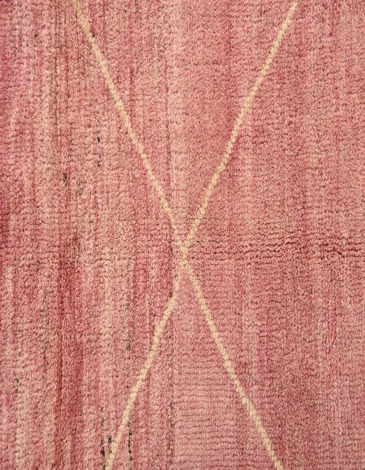 Detail image of  5' 7 x 7' 11  Hand Knotted Moroccan Wool Rug