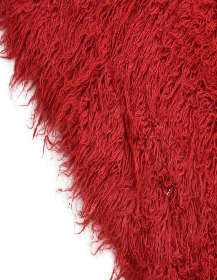 Detail image of  4' 8 x 6' 7  Hand Knotted Moroccan Wool Rug